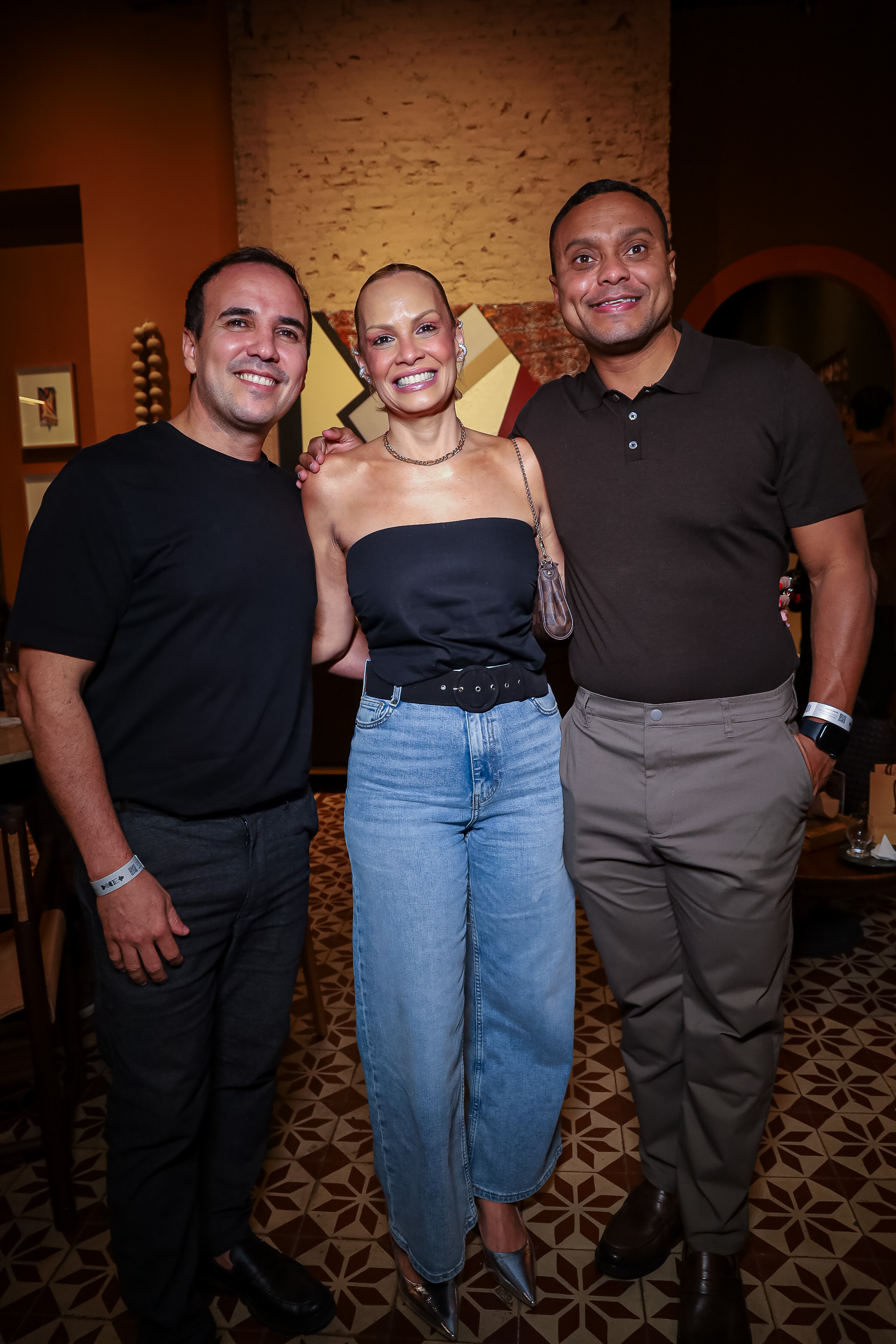 Alex Souza, Marcela Mosselmann e Murilo Alves