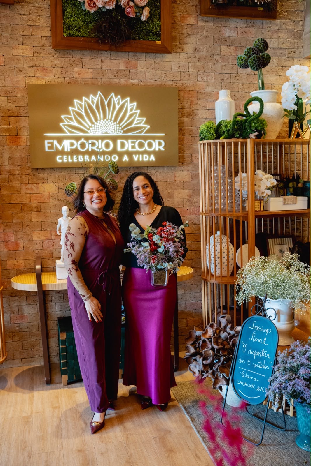 Elis Piñón e Michelle Araújo
