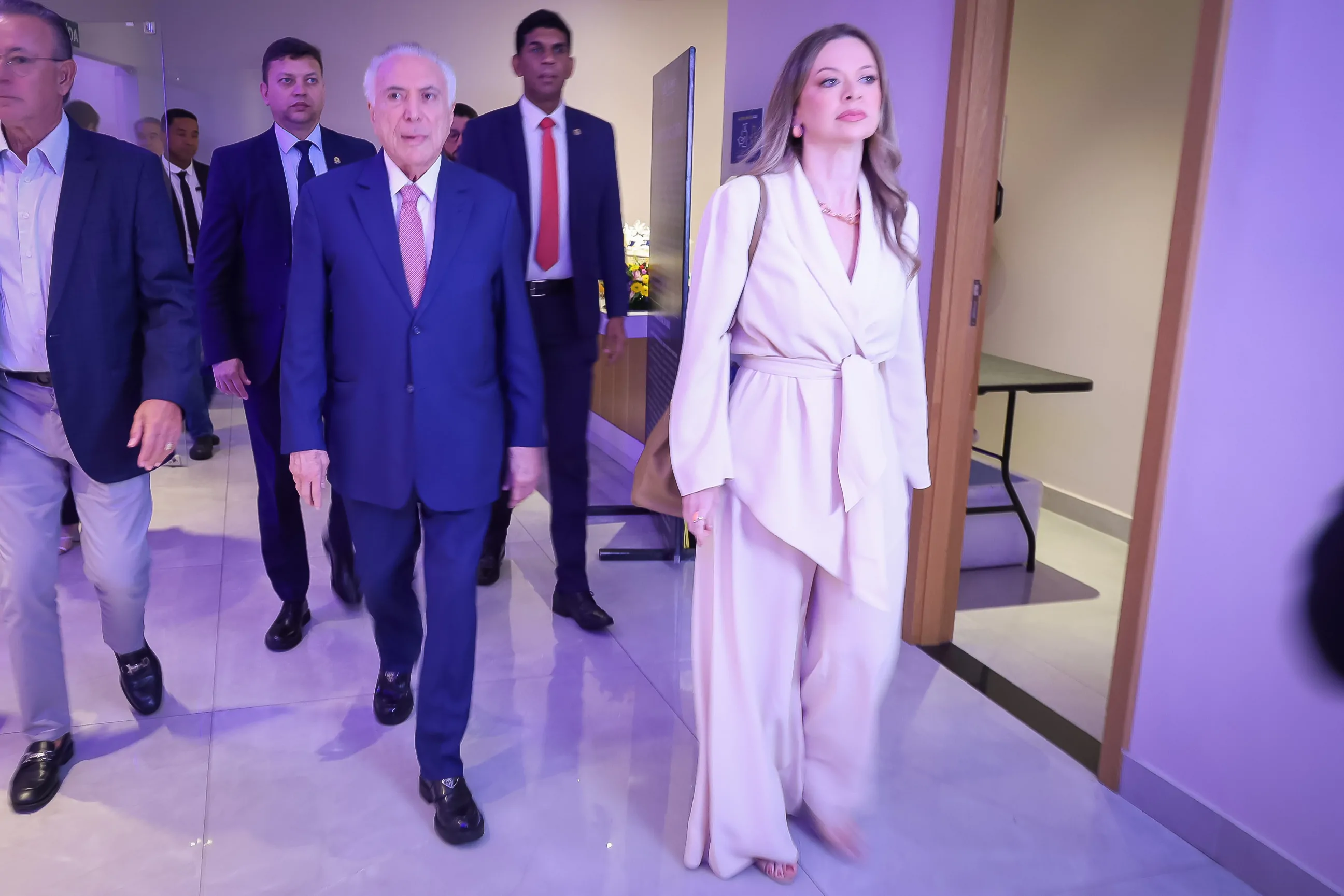 Michel Temer e Isabela Suarez