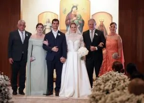 Casamento de Luana Medrado e Matheus Tavares reuniu convidados na Chapada Diamantina