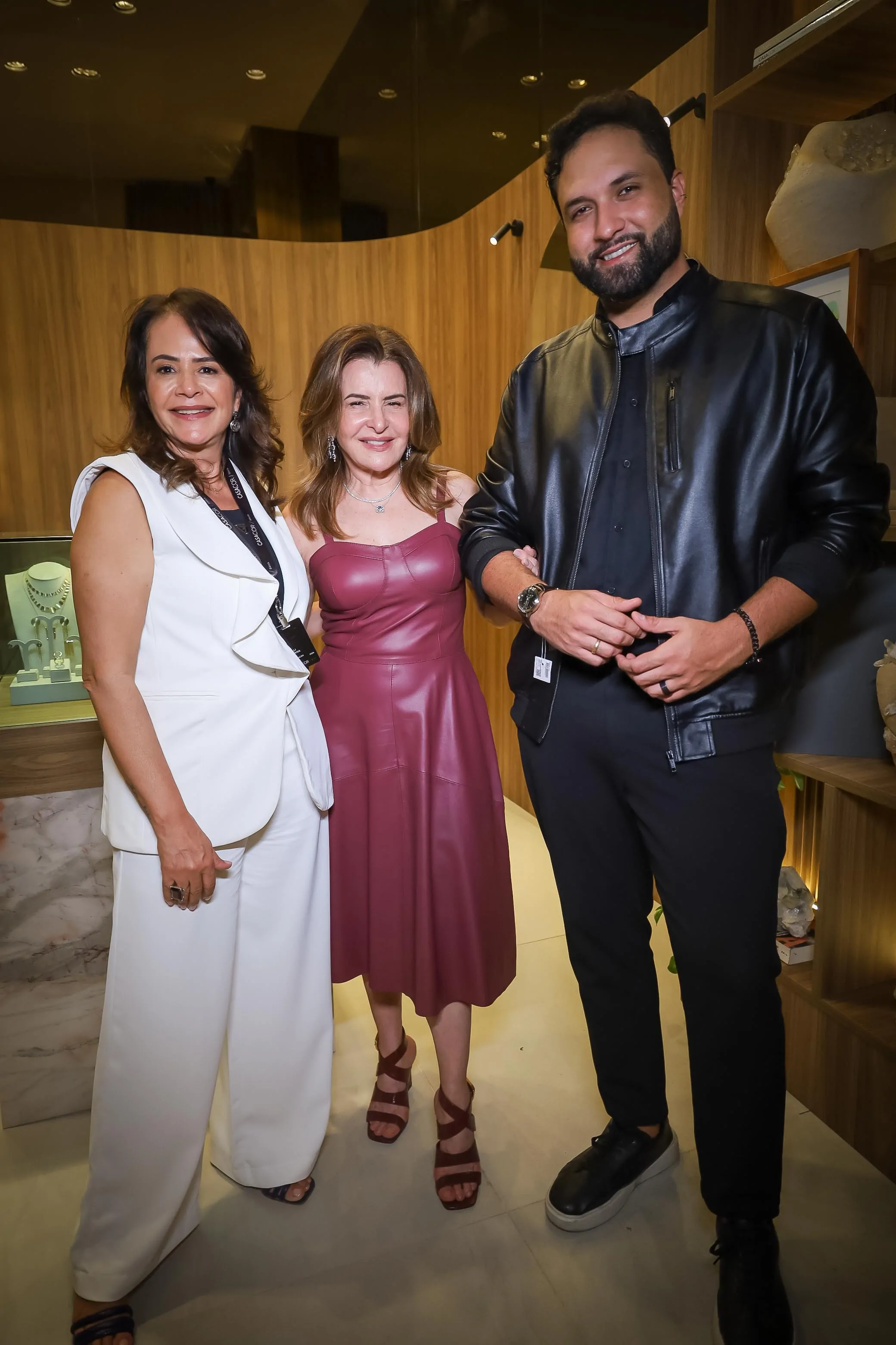 Magali Santana, Graça Valadares e Rodrigo Dantas
