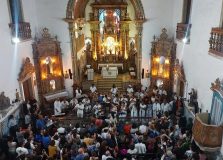 Orquestra Afrosinfônica emociona fiéis com concerto na Igreja Rosário dos Pretos, em Salvador