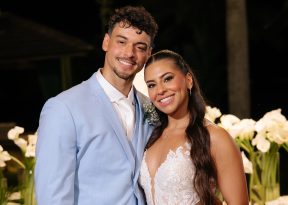 Victor Alexandre e Jarline Batista se casam em cerimônia na Ilha de Bimbarras