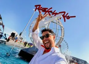 Dinho Jr. estreia no Rock in Rio com entrevistas e encontros na Cidade do Rock