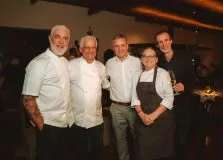Fotos – Alex Atala, Mara Salles e Edinho Engel se reencontram em jantar especial no Amado