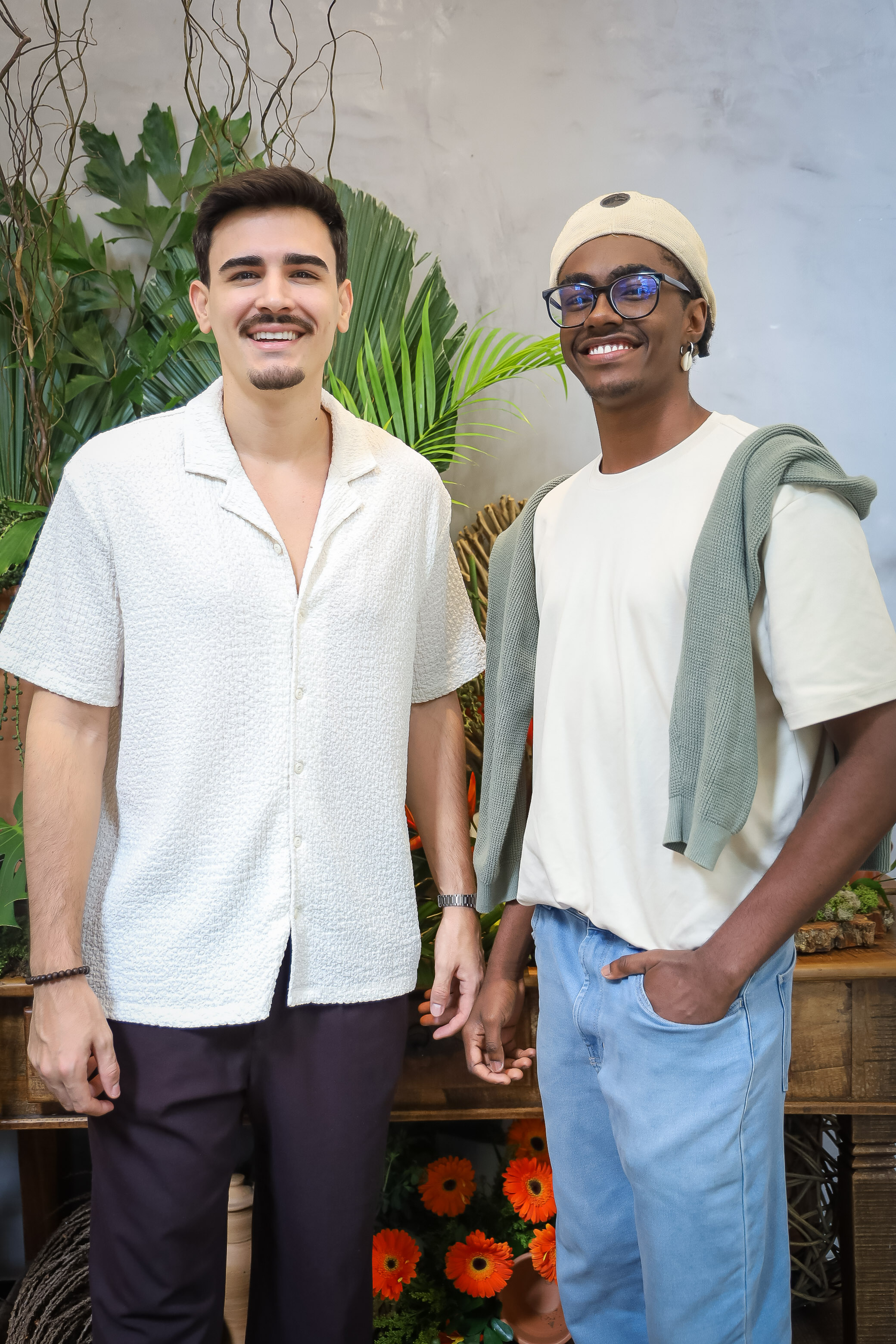 Jhaca e Ian Magalhães