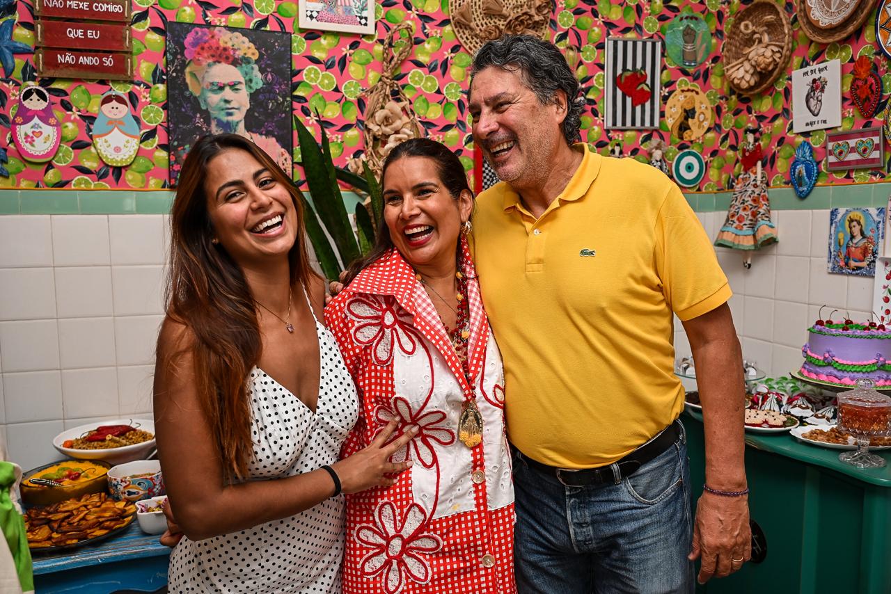 Maria Thereza Régis, Adriana Régis e Maurício Priore