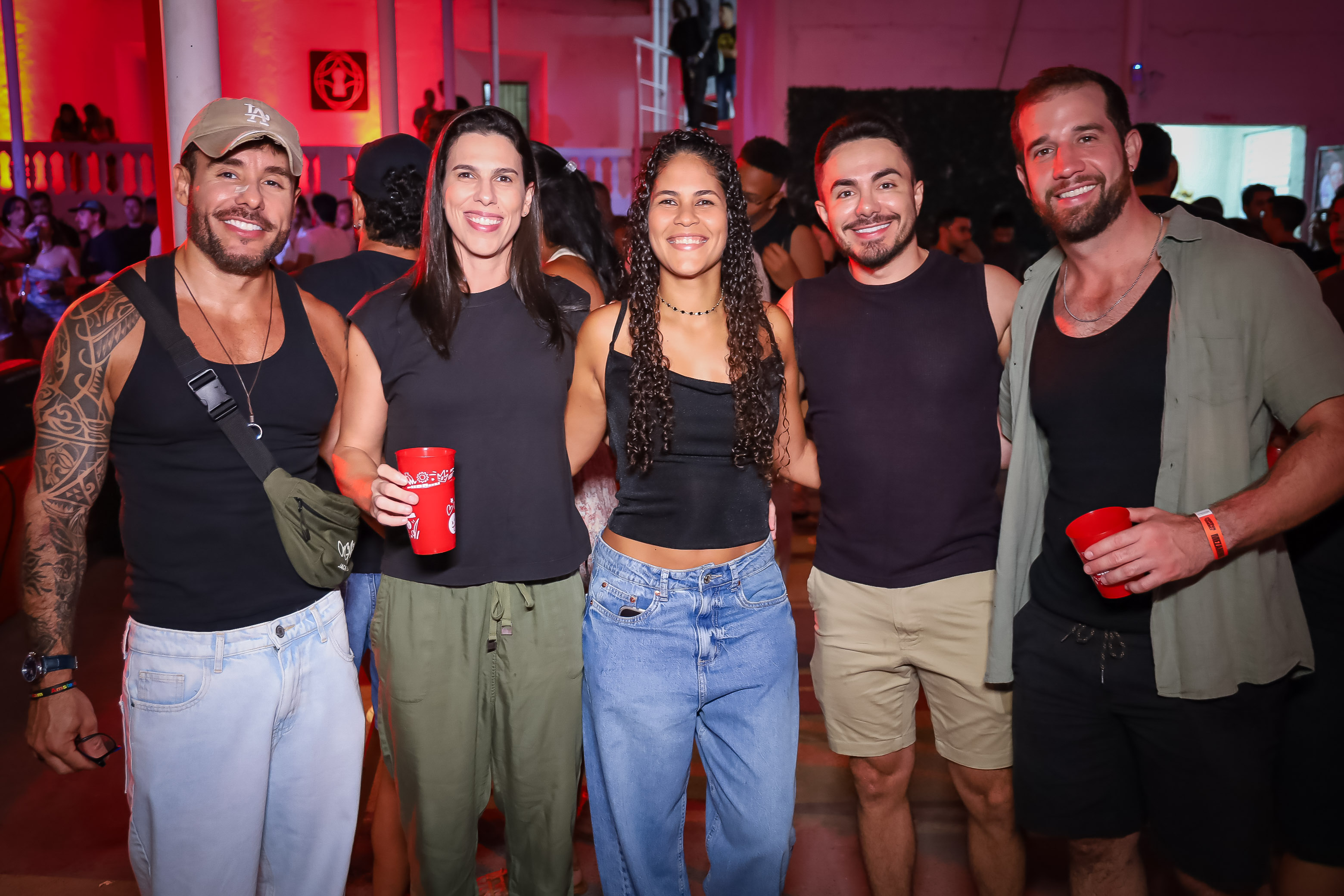 Juneo Silva, Karina Kfour, Emilly Moraes, Elvis Bernardes e Lucas Nabuco