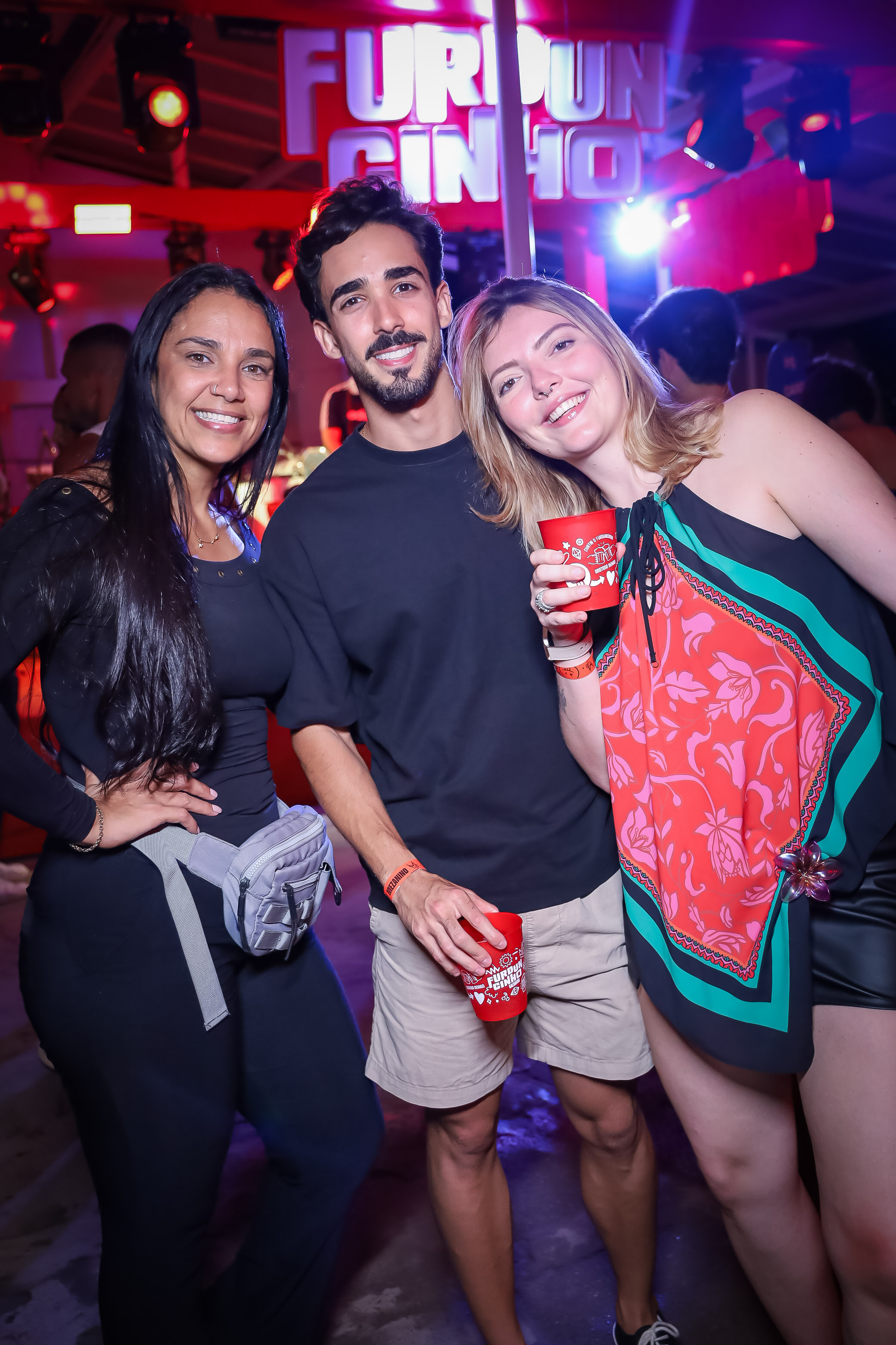 Luana Gomes, Matheus Lyra e Gabriela Brandão