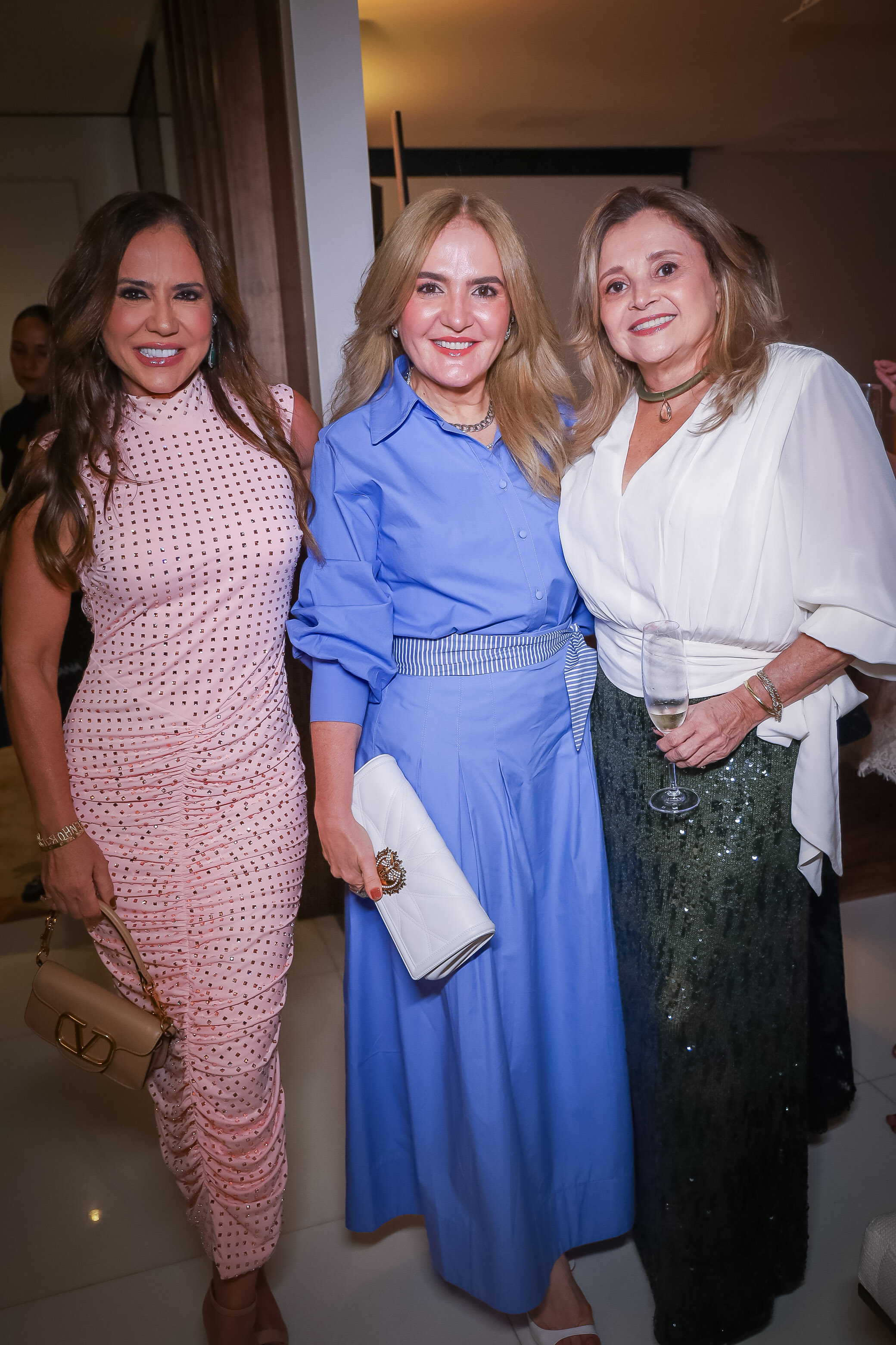 Marisa e Helaine Carleto com Cristina David