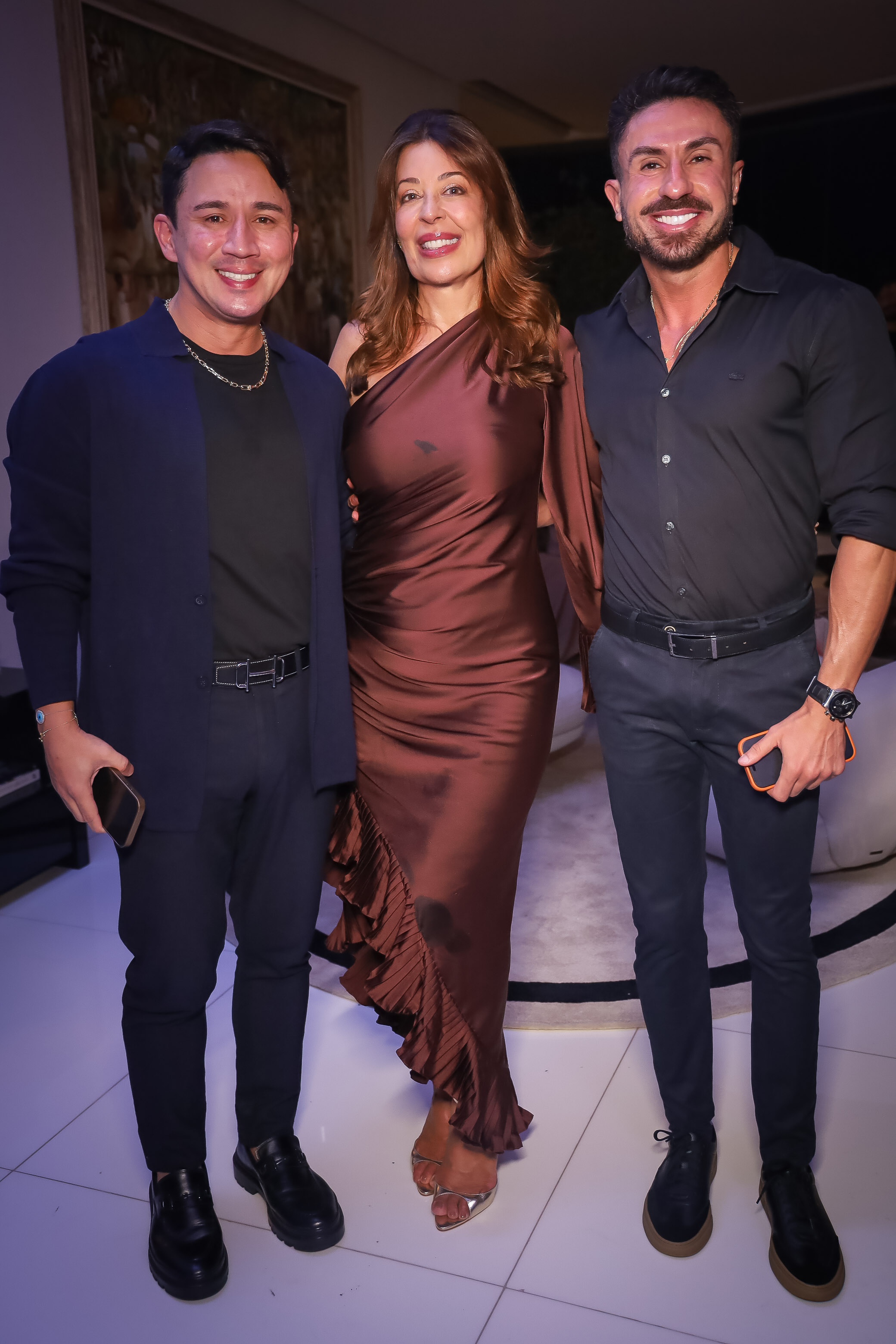 Tamyr Mota, Moema Pitanga e Renato Franca