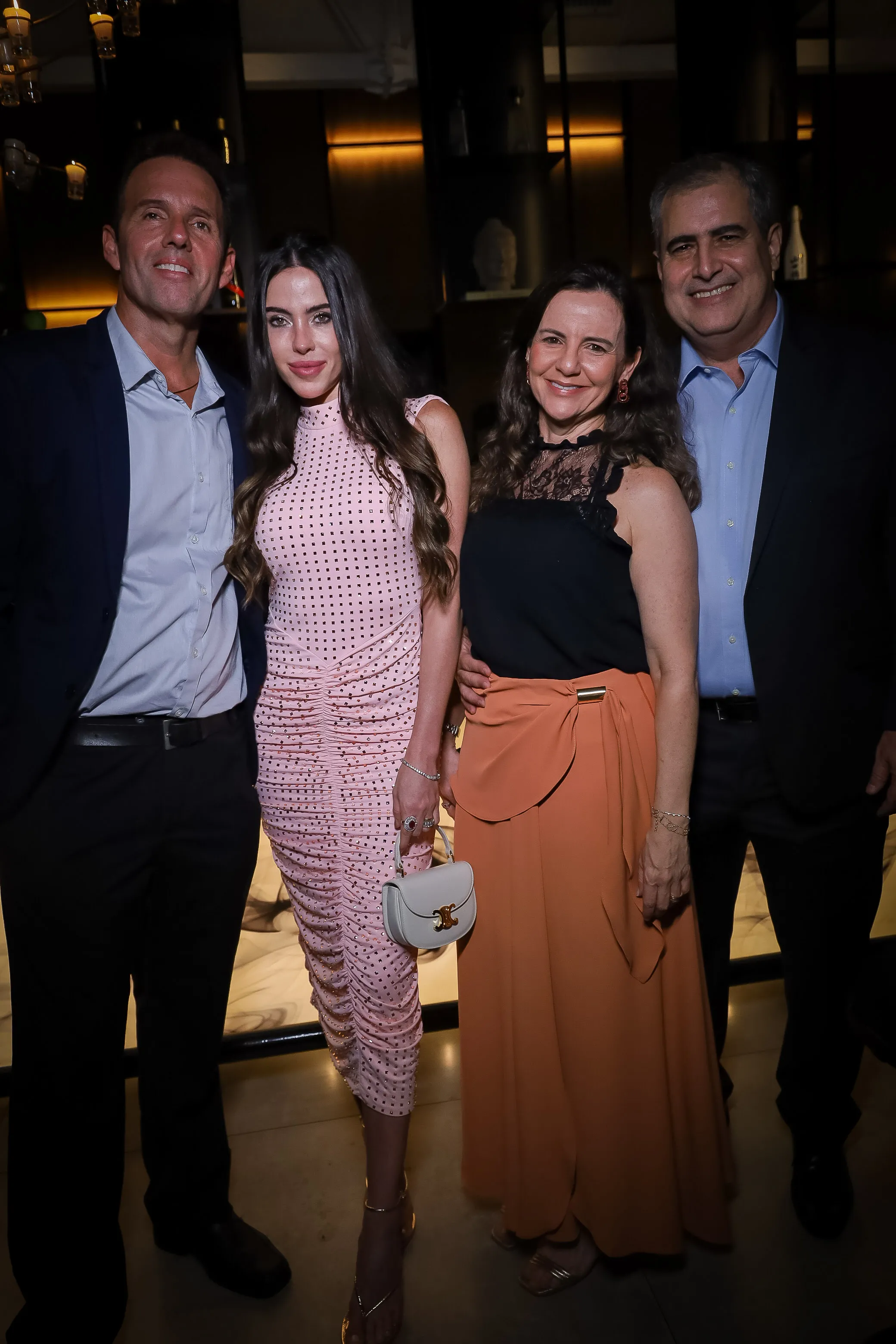 Marcio Beber e Uiara Beber com Patricia e Eduardo Sá