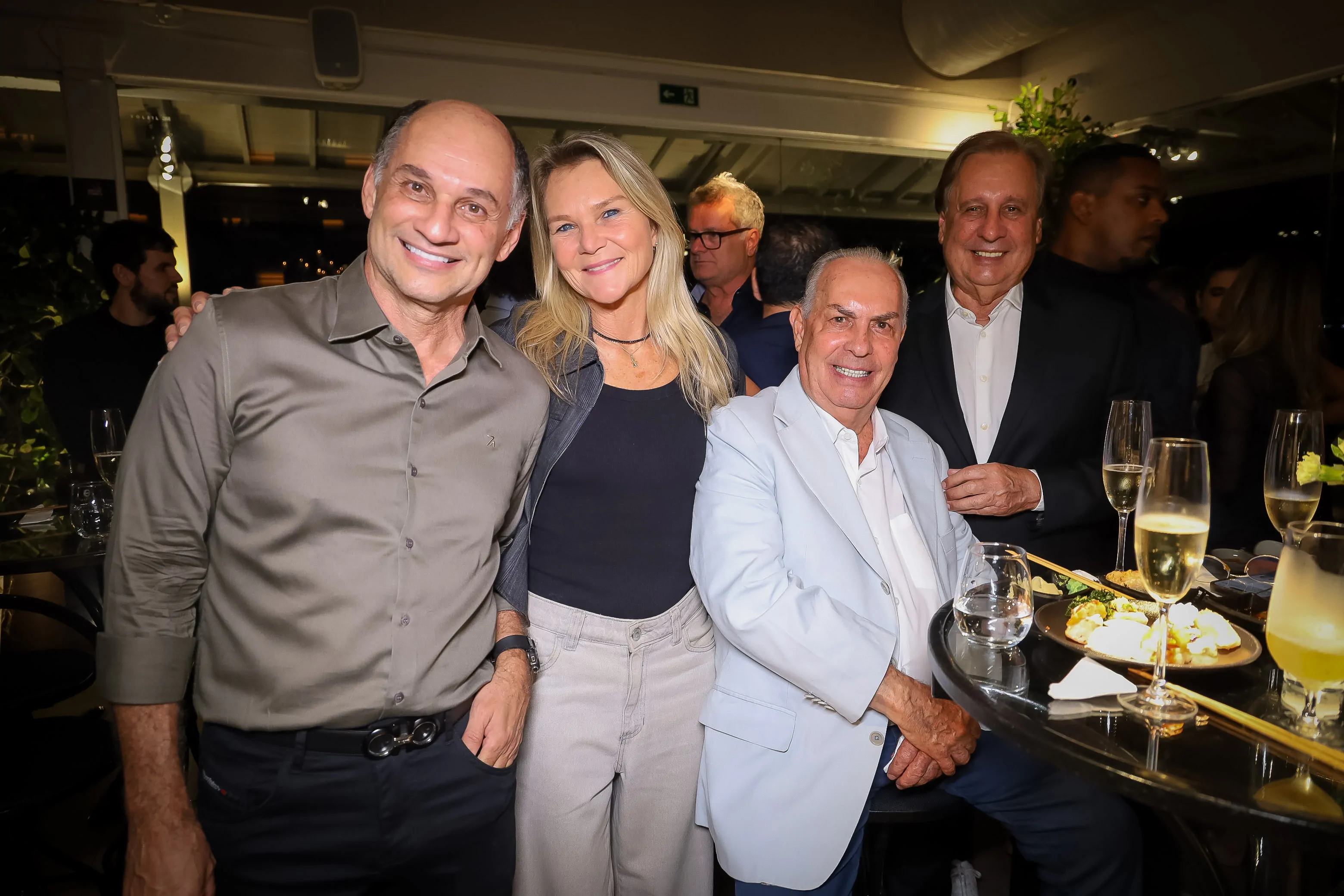 José Azevedo, Priscila Wiederkehr, José Henrique e Jadelson Andrade