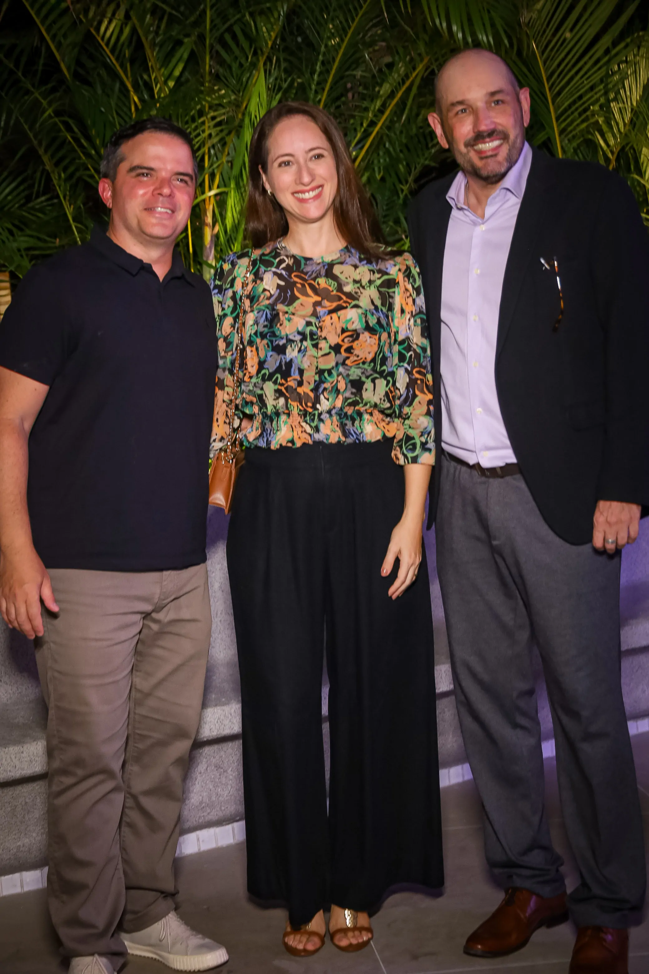 Ricardo Farias e Carolina Pereira e Augusto Amorim