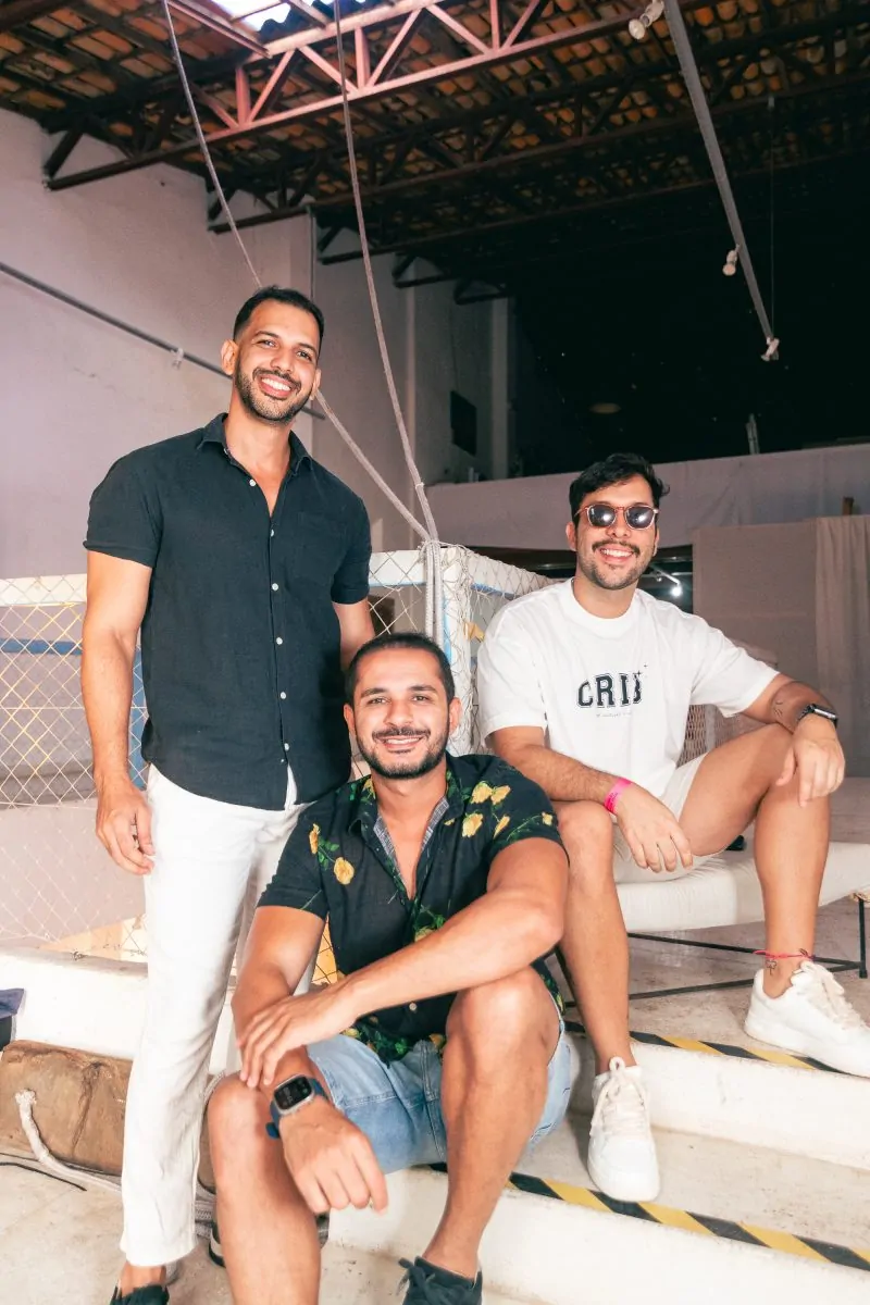 José Moura, Rodrigo Rodrigues e Diego Queiroz
