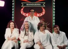 Maria Bethânia, Alcione, Leci Brandão e Daniela Mercury se encontram nos bastidores da Mangueira