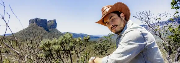 Baiano Danilo Mesquita grava nova novela das seis da Globo na Chapada Diamantina