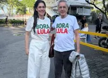 Caetano Veloso e Paula Lavigne votam no Rio de Janeiro: “soberania não se negocia”