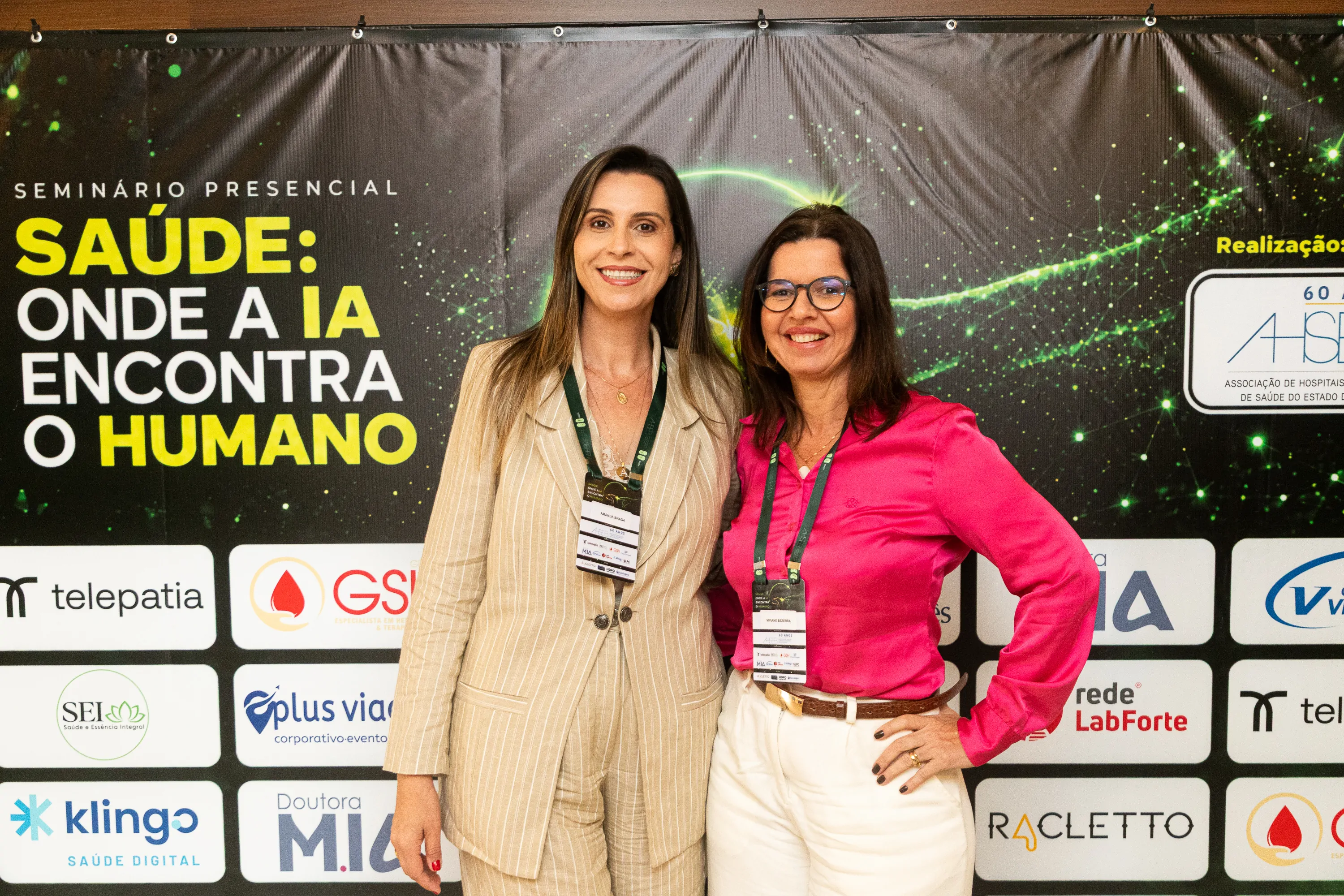 Amanda Braga e Viviane Bezerra