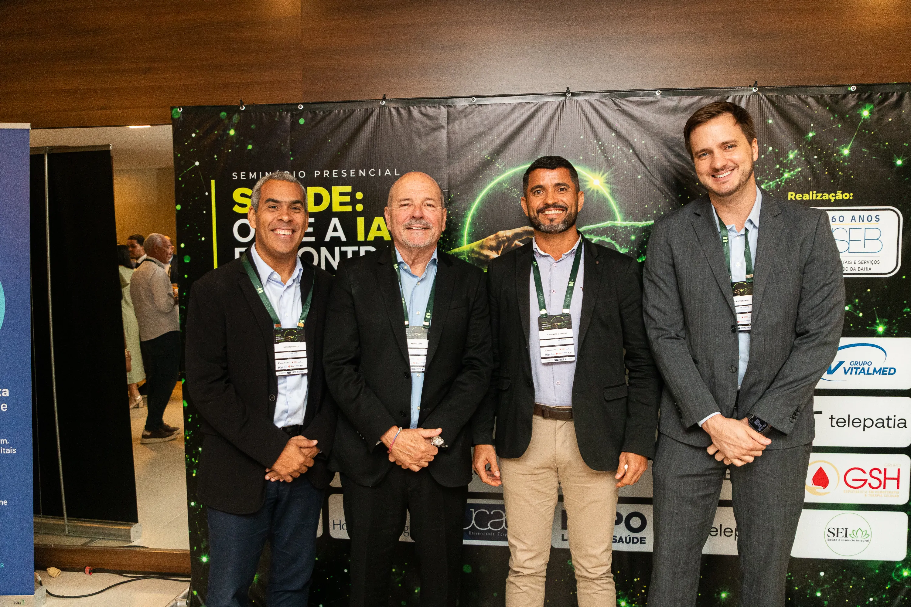 Bernardo Costa, Mauro Adan, Alexandre Freitas e Pedro Trindade