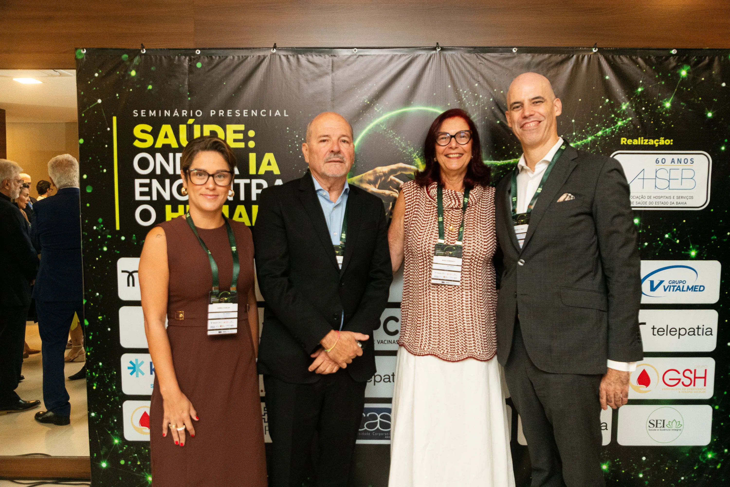 Daniely Avelar, Mauro Adan, Maisa Domenech e Miguel Trigo