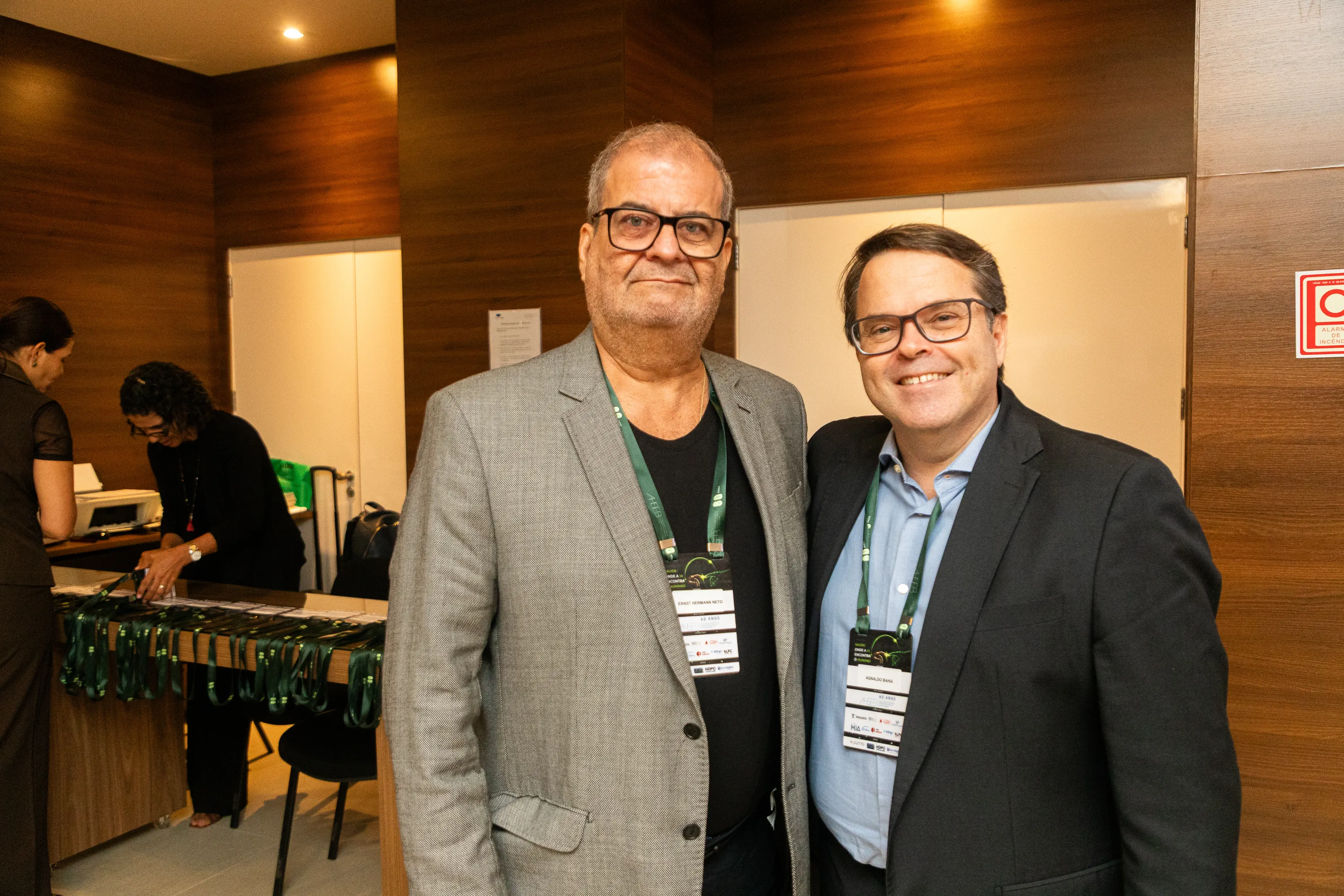 Ernst Neto e Agnaldo Bahia
