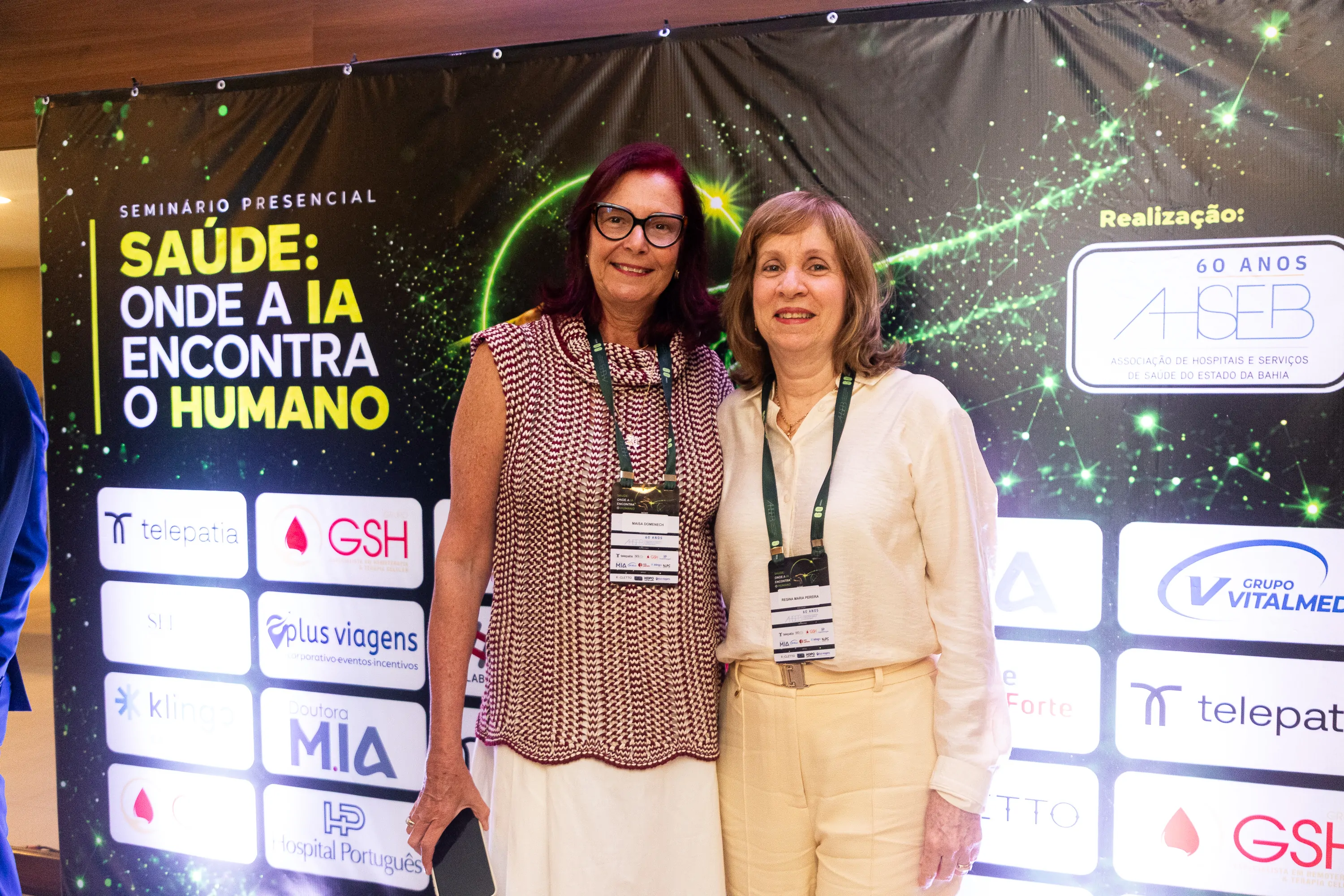 Maisa Domenech e Regina Pereira