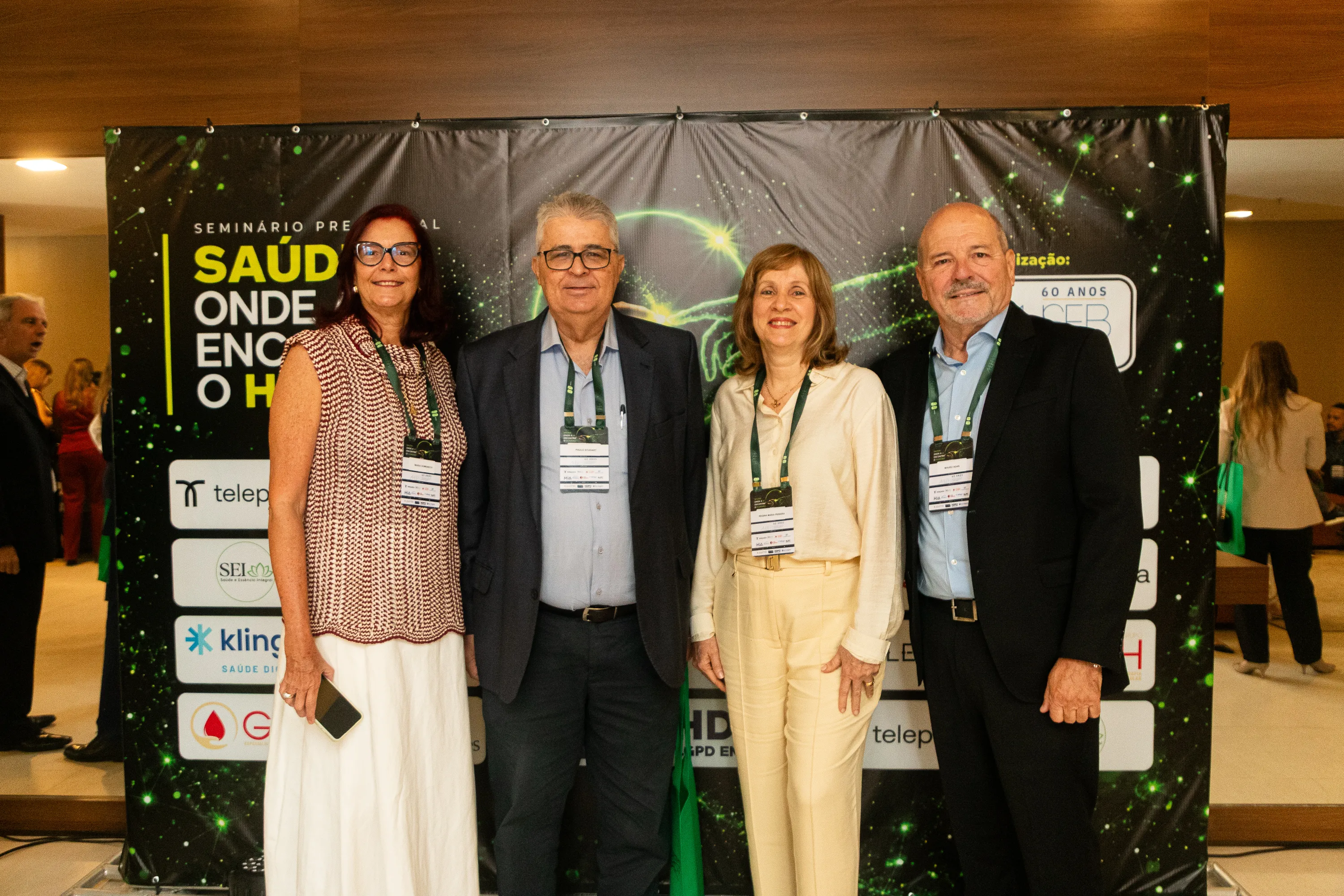 Maisa Domenech, Paulo Studart, Regina Pereira e Mauro Adan