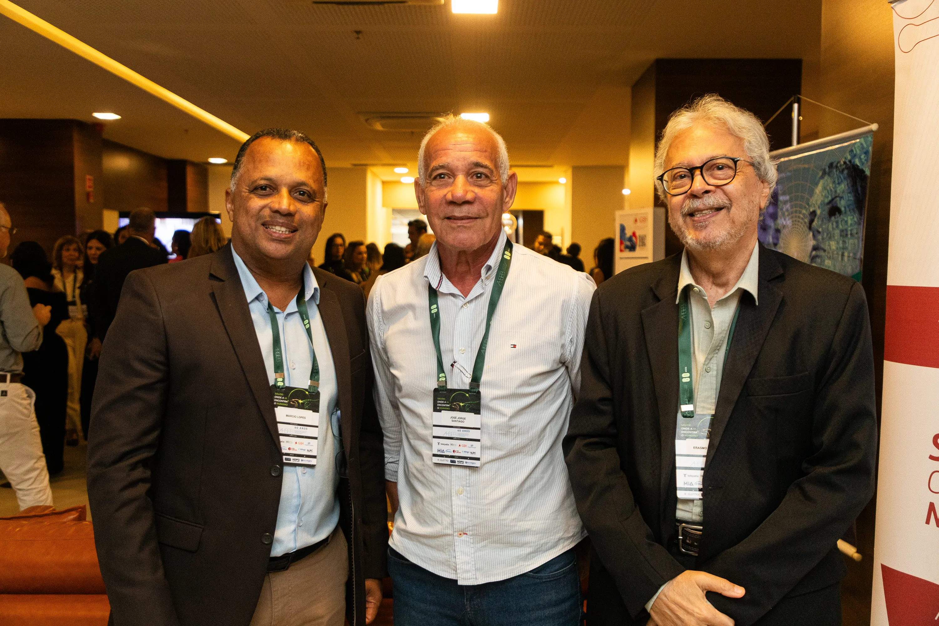 Marcio Lopes, José Santiago e Erasmo Caetano