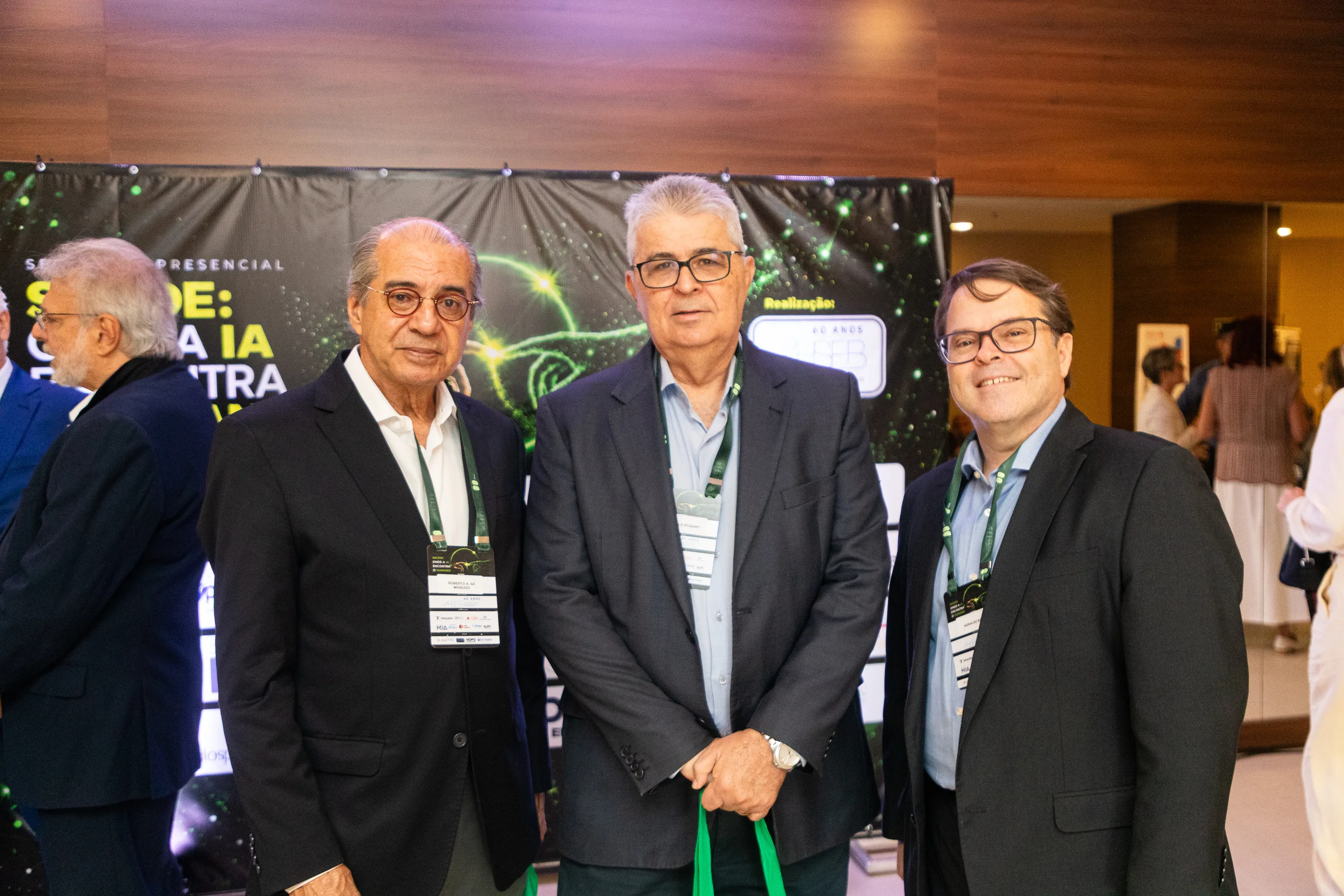 Roberto Menezes, Paulo Studart e Agnaldo Bahia