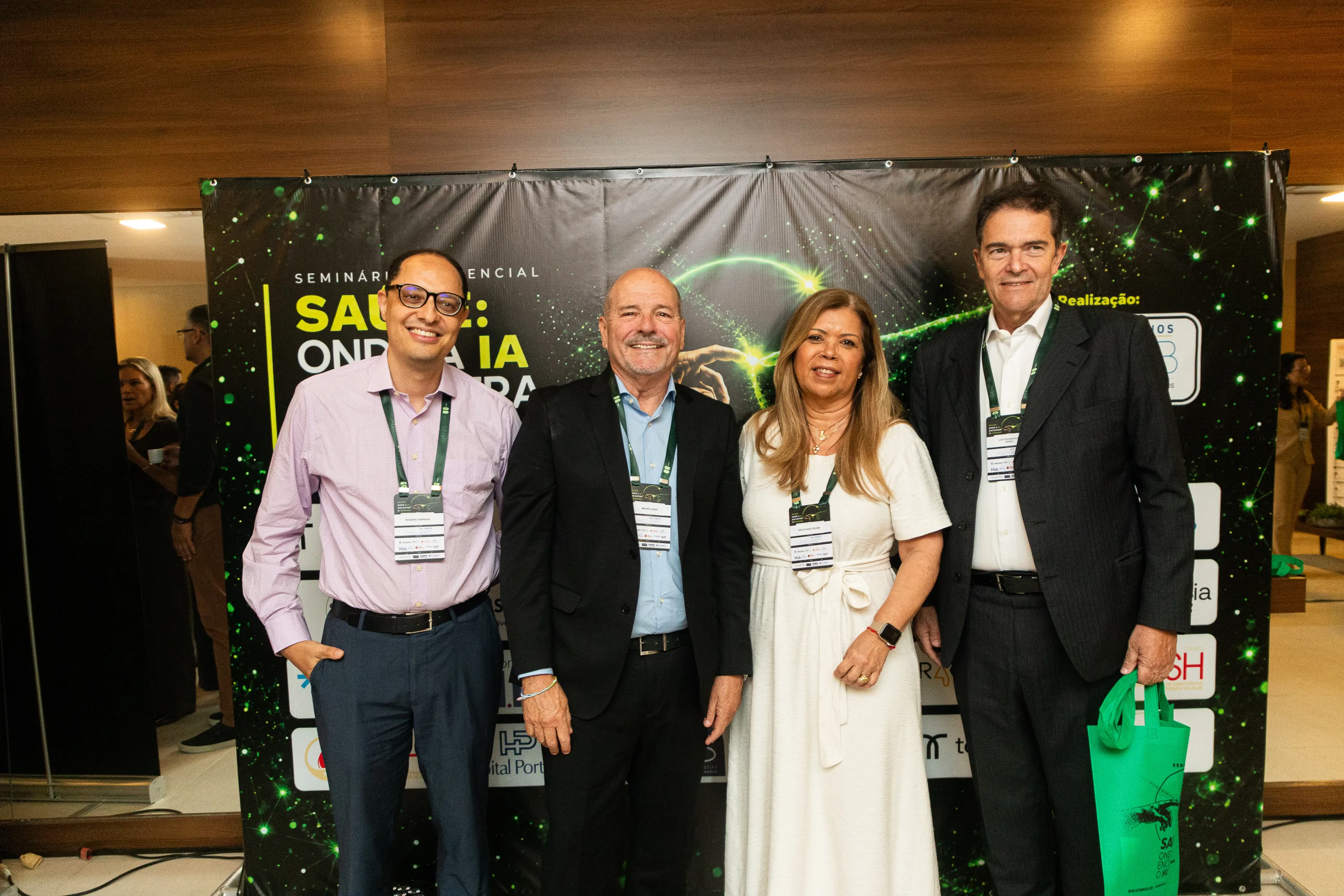 Rogério Ferreira, Mauro Adan, Nadja Rehem e Luiz Perez
