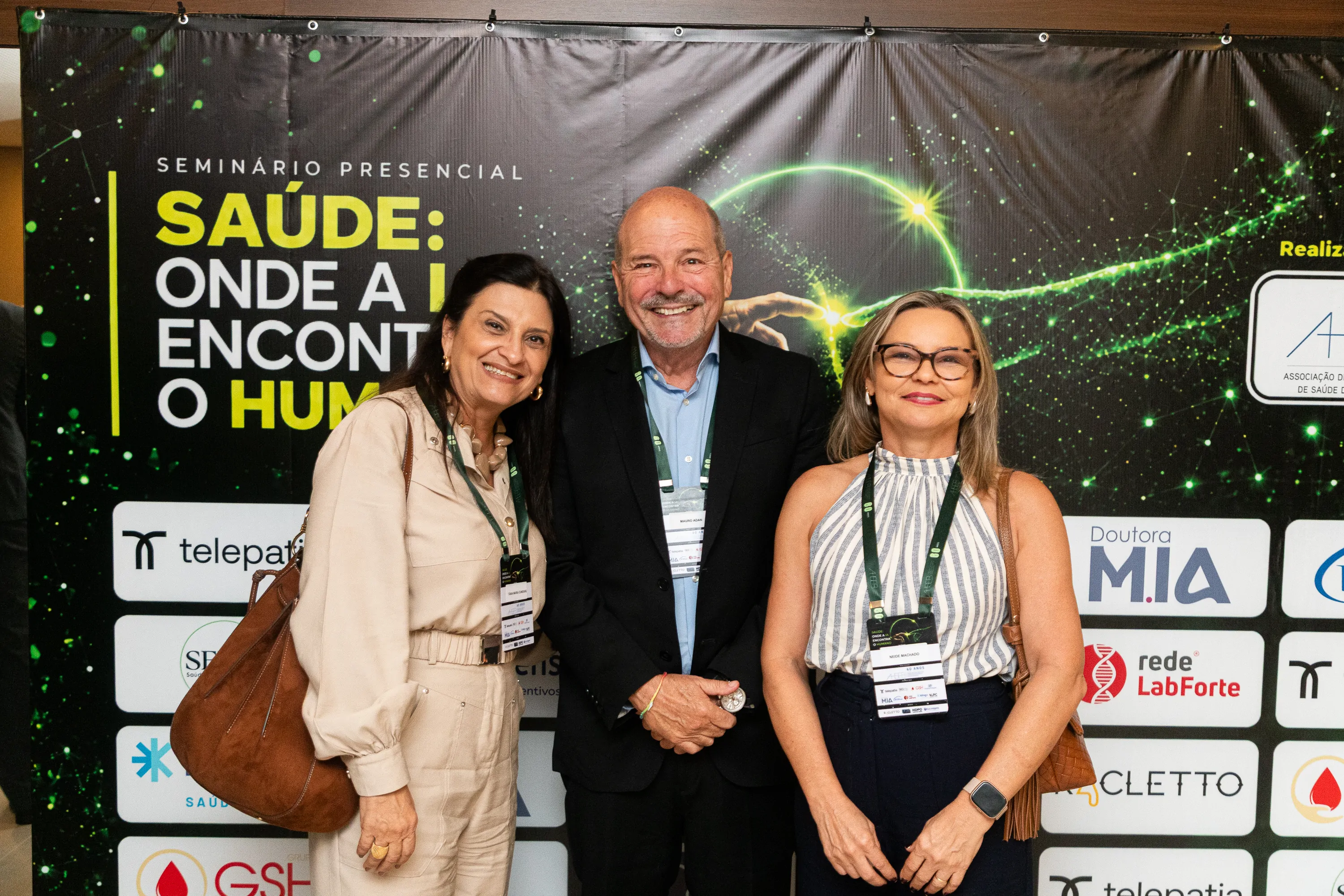 Tânia Conduru, Mauro Adan e Neide Machado