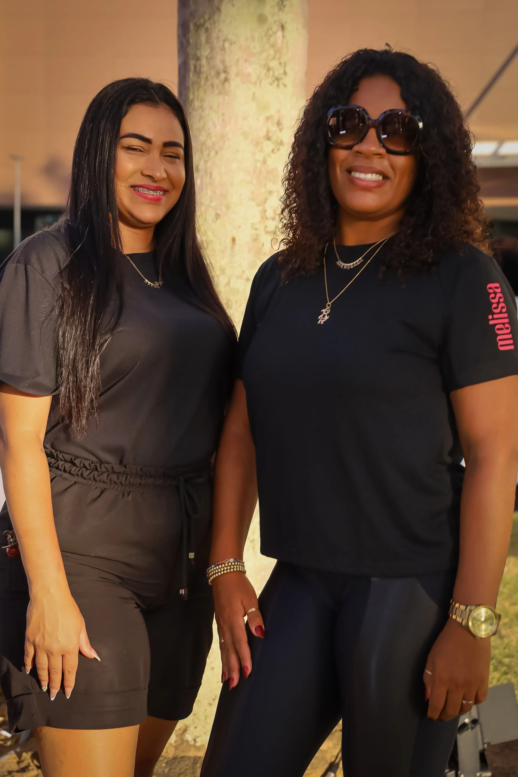Caroline Borges e Vanessa Bonfim