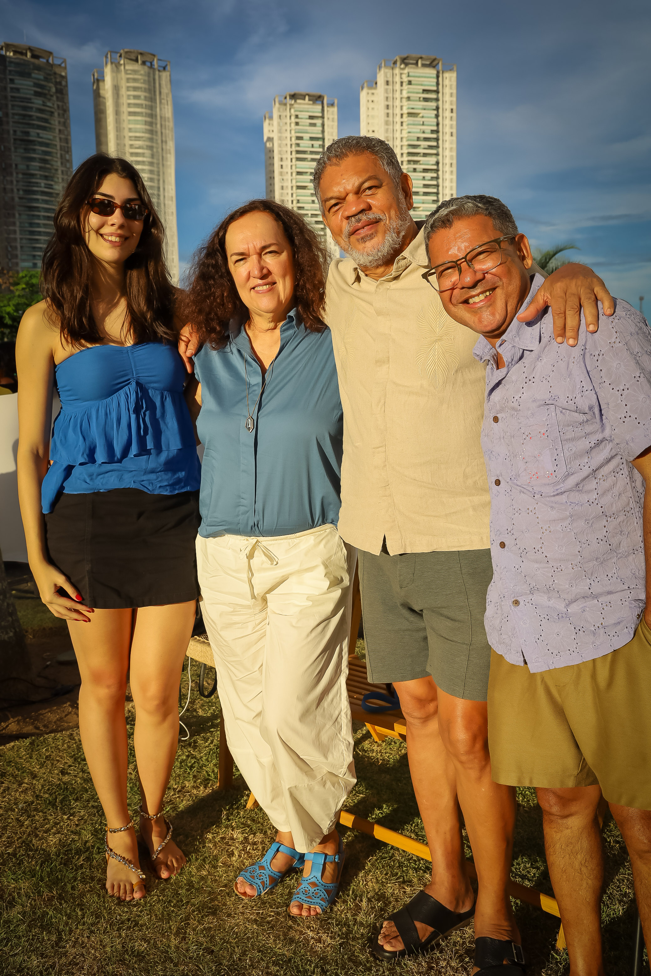 Marina Azevedo, Socorro Azevedo, Antônio César e Gilson Ribeiro