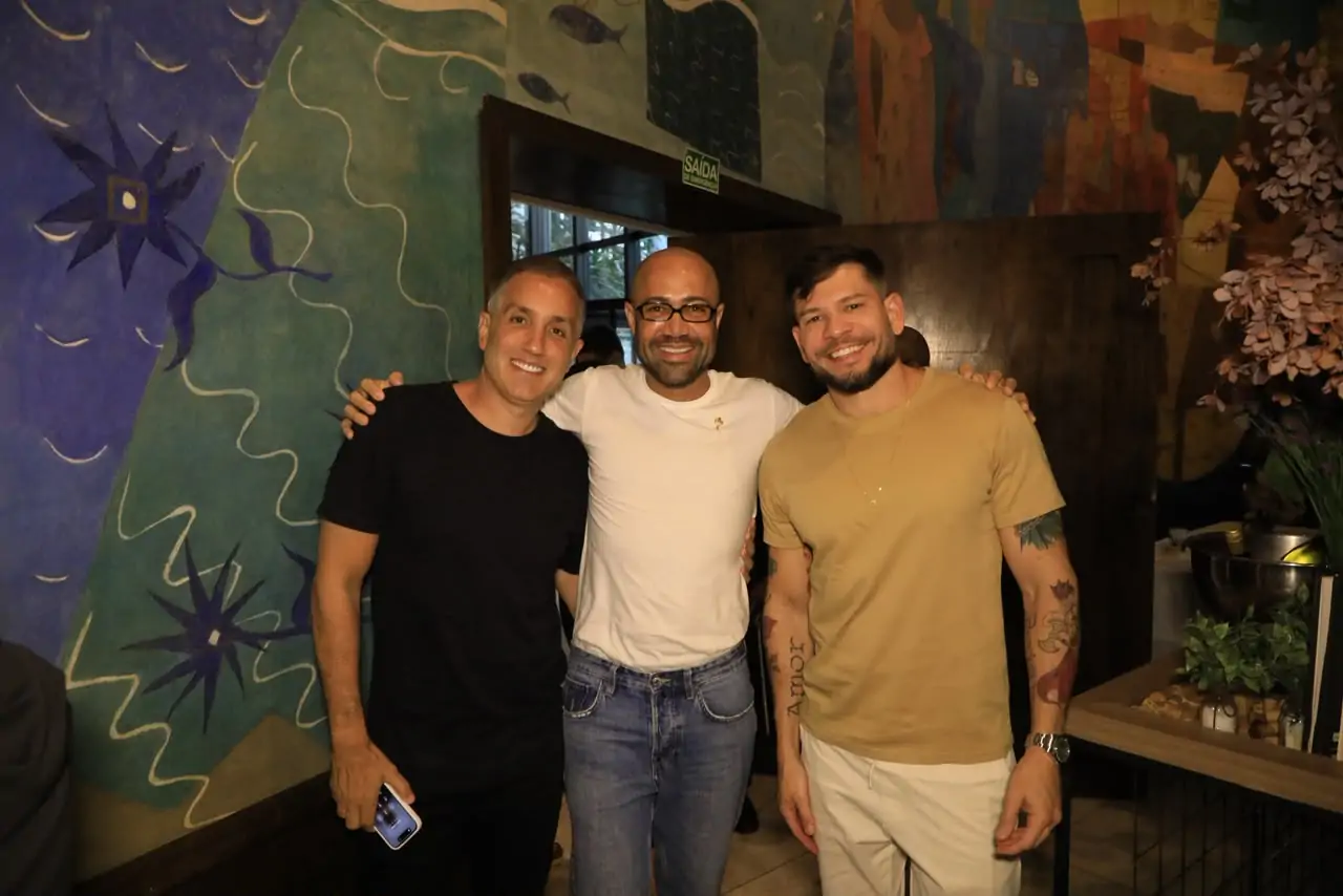 Vini Figueira com André Magal e Daniel Soeiro